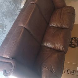 Leather Couch 