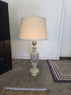 Fancy Glass Stand Up Lamp