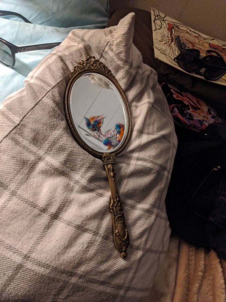 Antique Vanity Mirror (Very Old And Rare)
