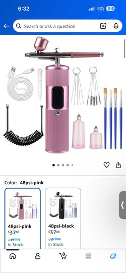 Pink Nail Airbrush