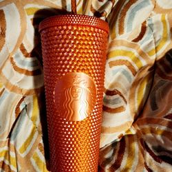 Starbucks Venti Orange studded Tumbler
