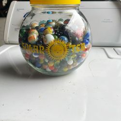  Vintage Marbles, Assorted Sizes And Colors
