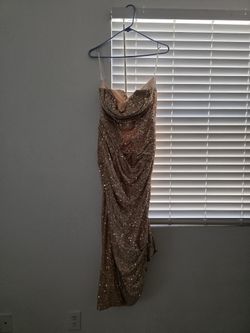 Gold Formal Dress 
