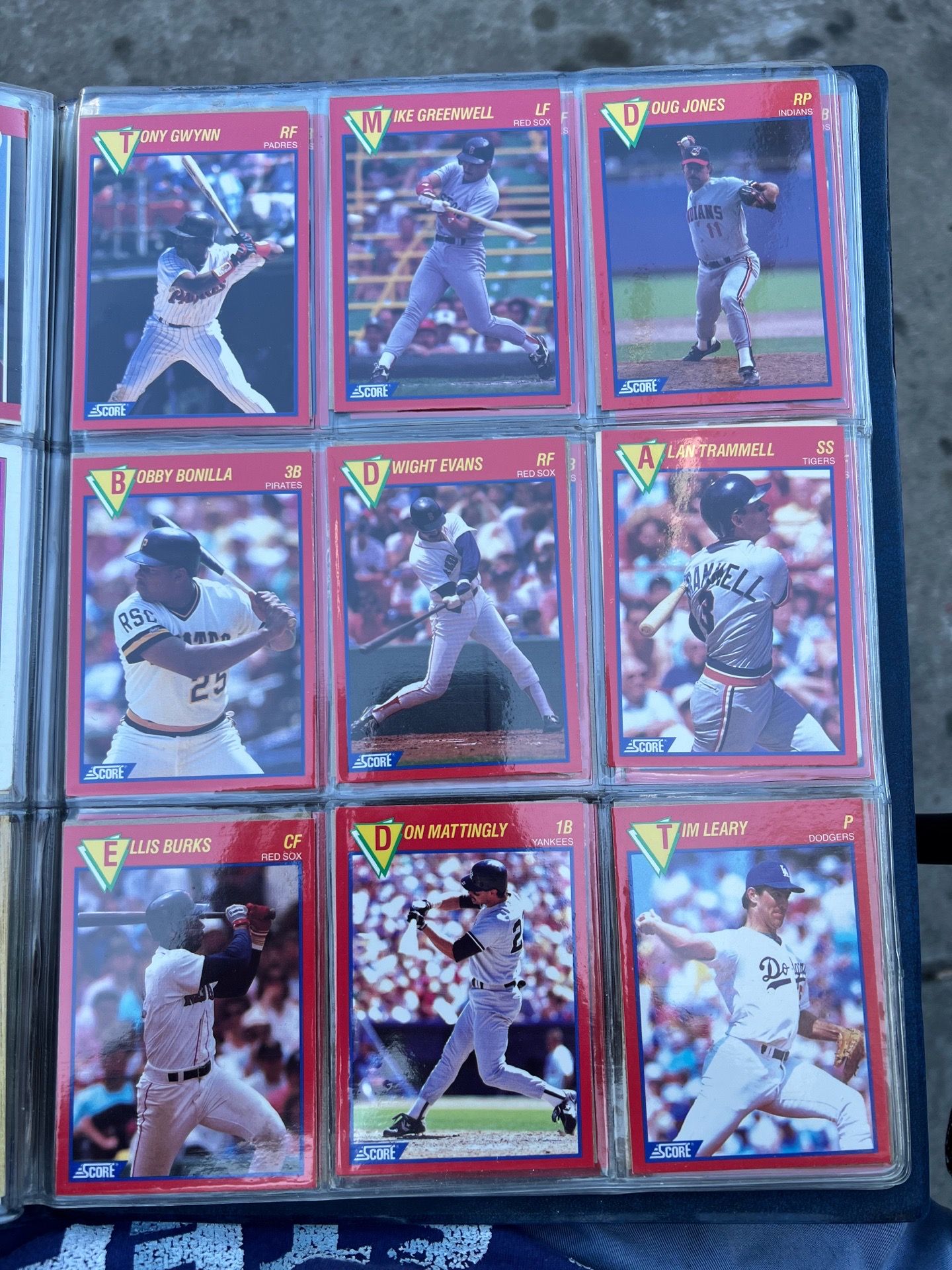 Baseball cards