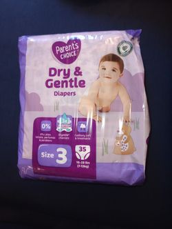 Diapers for babies size 3 (35 count)
