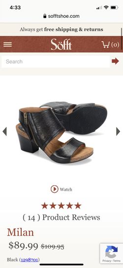 SIZE 6- sofft comfort heels - new!