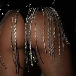 Rhinestone body skirt one size fits most