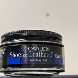 Navy Blue Shoe And Leather Polish