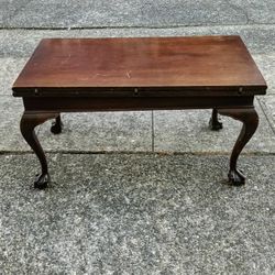Game Table Flip Top Coffee Table Size