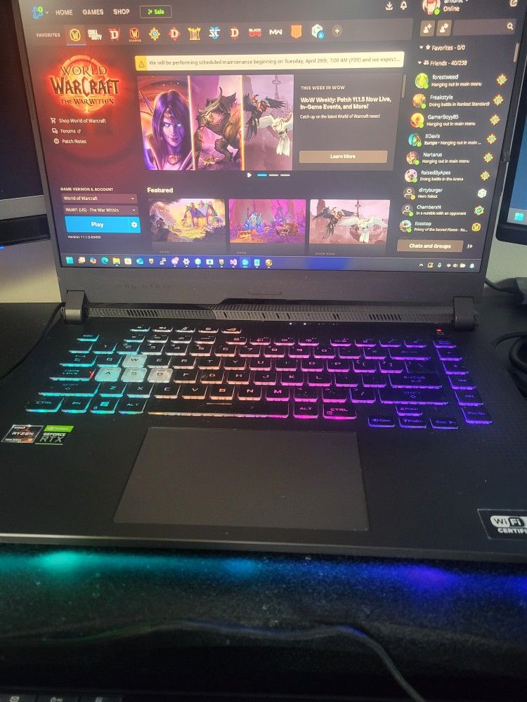 3060 Laptop 300hz , 32GB Ram , 1.5TB