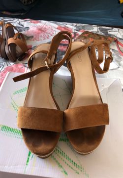 Aldo brown espadrilles