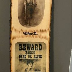 Billy The Kid Wood Art