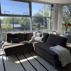 MODERN SECTIONAL SOFA - GRAY - PRICED TO SELL