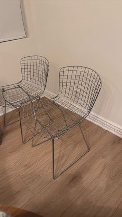 Bertoia chairs
