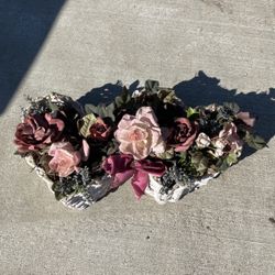 White Wicker Heart Decoration