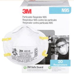 20 Pc N95 respirators From 3M