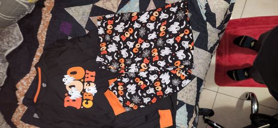 Halloween Boo Crew Shirt and Pants Set