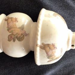 Vintage Athena Ceramic Miniature Candleholder/Vase