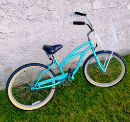Women's Firmstrong 26" Beach Cruiser bike bicicleta basket