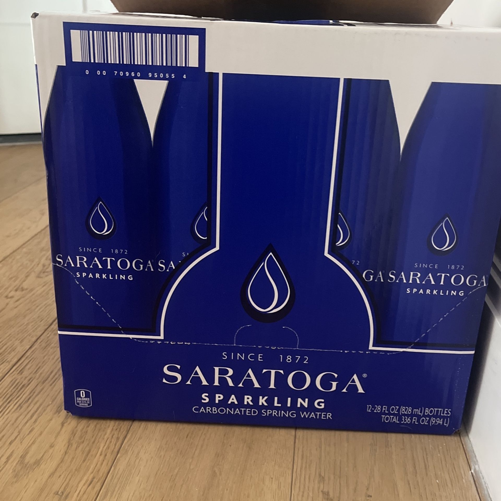 Case Of Saratoga Sparkling Water