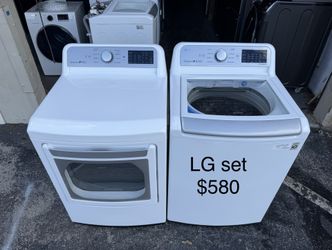 Lg Washer Dryer Set