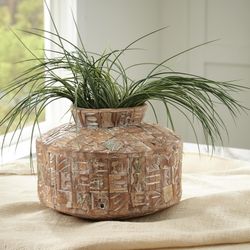 Meltland Natural/Black Vase