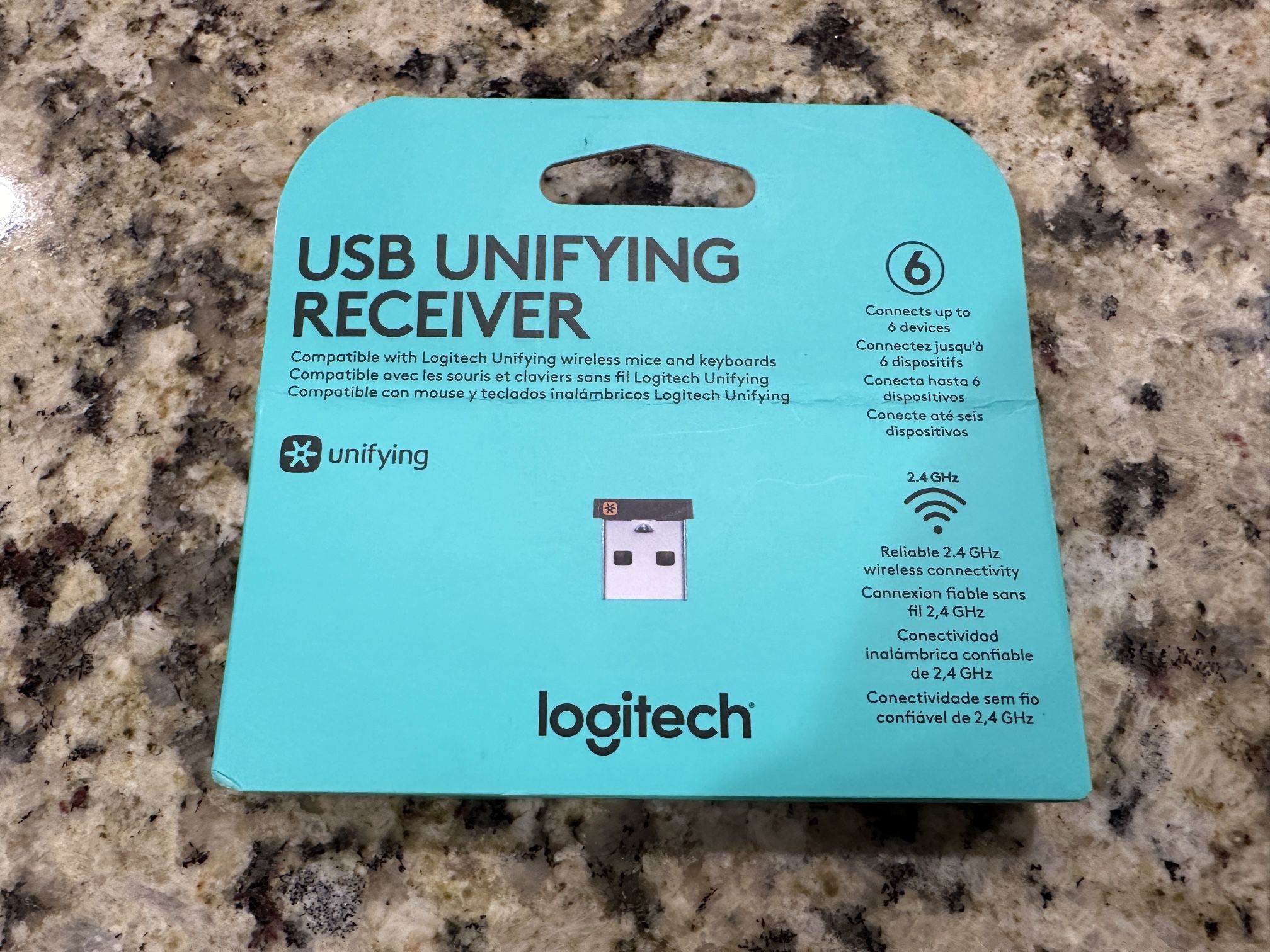 Logitech USB Unifying Receiver Black (contact info removed)35