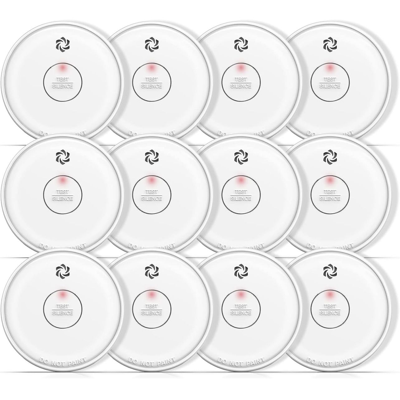 Photoelectric Smoke Alarms - 12 Pack