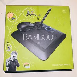 Bamboo Graphic Tablet Mouse And Pen