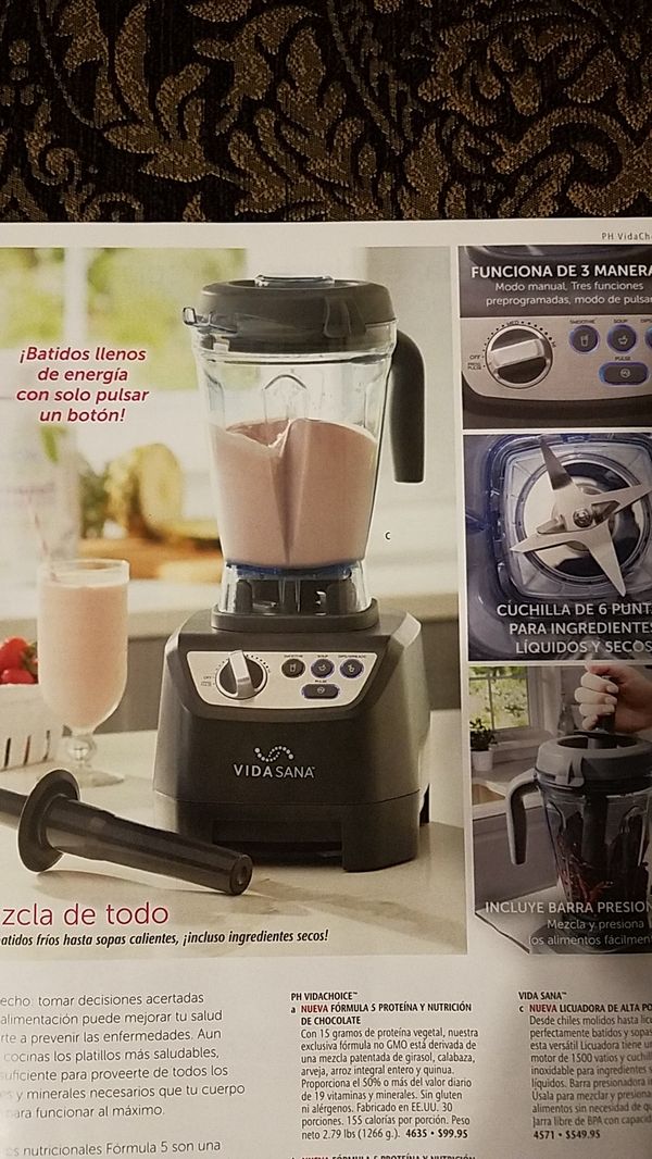 licuadora vida sana de princess house