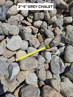 3"-5" Gray Chalet Stone Delivered