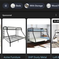 Queen/ Twin Size Bed Bunkers (Compared: $300) OBO