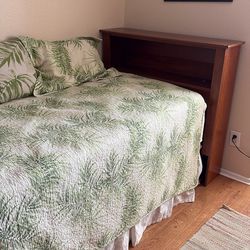 Solid Wood Bookcase Bed