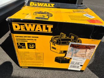 Dewalt wet/dry vacuum