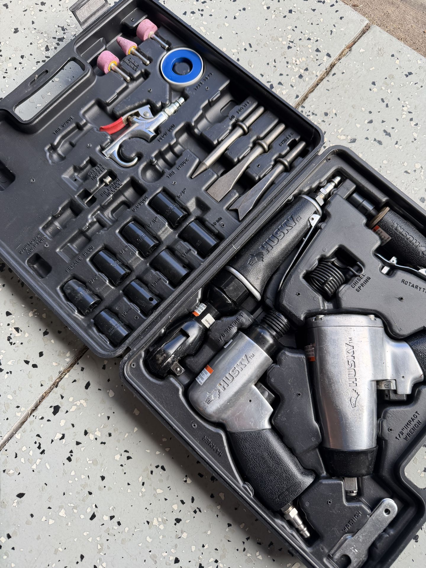 Husky 4 Piece Air Tool Set