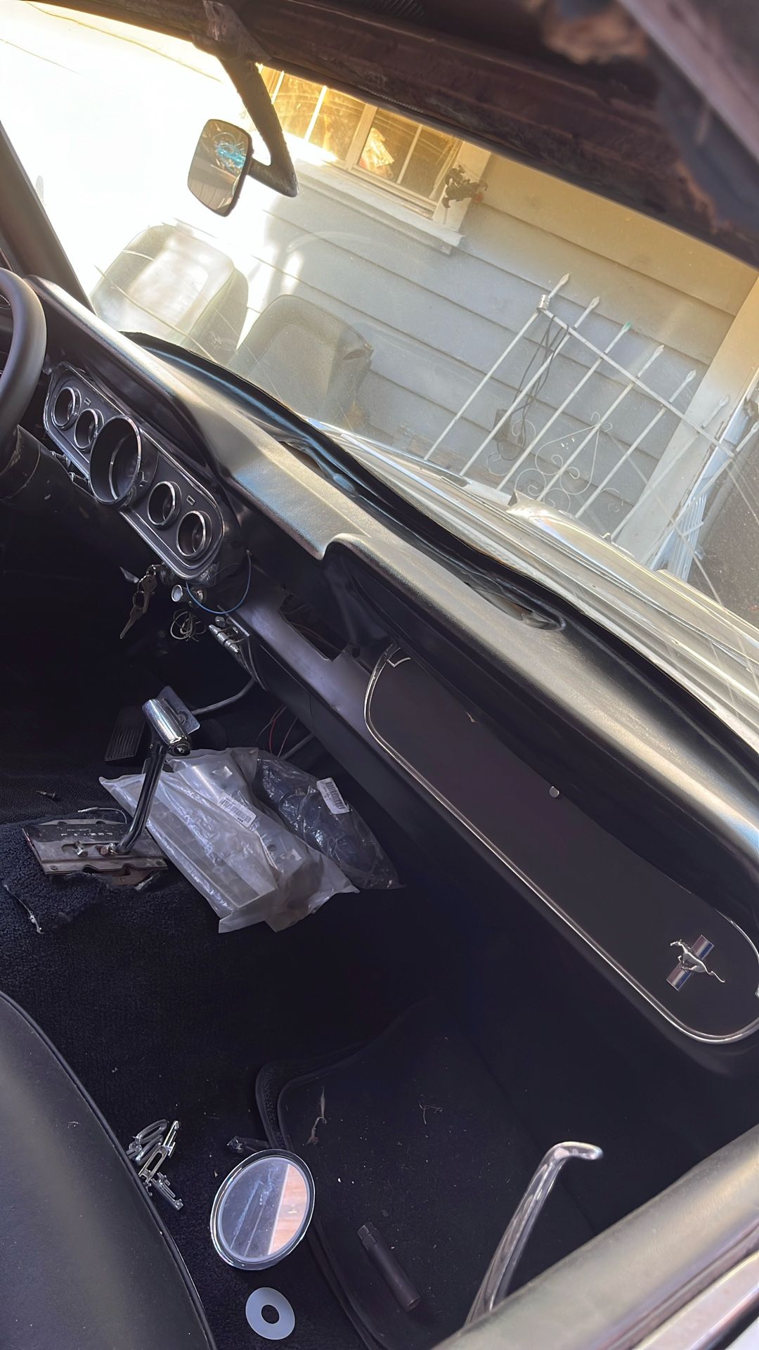 1965 66 Mustang dash pad