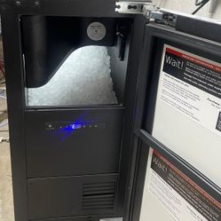 Uline ice maker stainless steel 15” nugget ice & water dispenser 