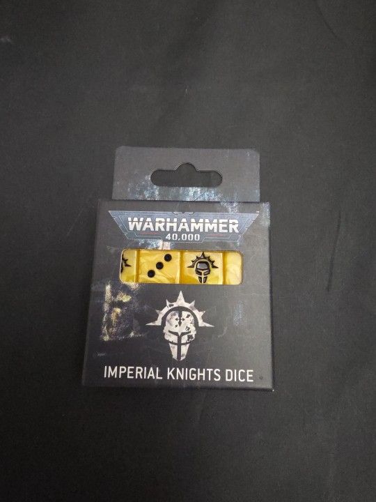Imperial Knights Dice - Warhammer 40k - Brand New, Factory Sealed (UH)