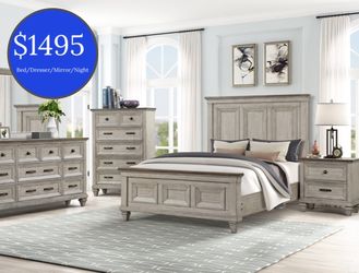 ❗️Bed Set 4pc ❗️ Atwater Ca 