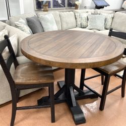 New 48” Table & 4 Stools — SPECIAL 