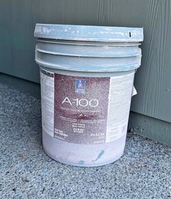 Exterior Paint. Color 7504 Keystone Gray. Low sheen