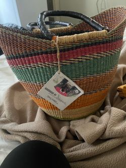 Handmade bolga basket