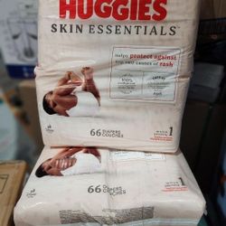 198 Huggies Diapers Size 1 3 Packs 