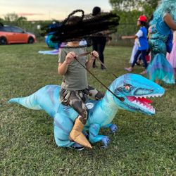 Inflatable Dinosaur Costume for Kids Halloween 