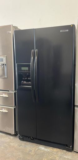 Kitchen Aid Side By Side Black Refrigerator Fridge
