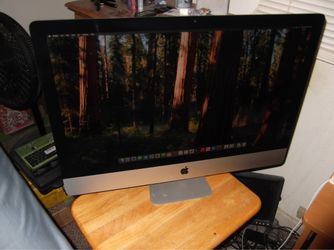 iMac desktop 27 inch 5K retina, 32 GB RAM, I 9–8 core, 500 GB SSD