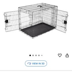 Double Door Brand New Wire Dog Crate