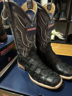 Black Pirarucu Boots 