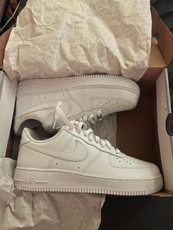 New Nike Air Force 1 Low White Sneakers US Mens 9.5