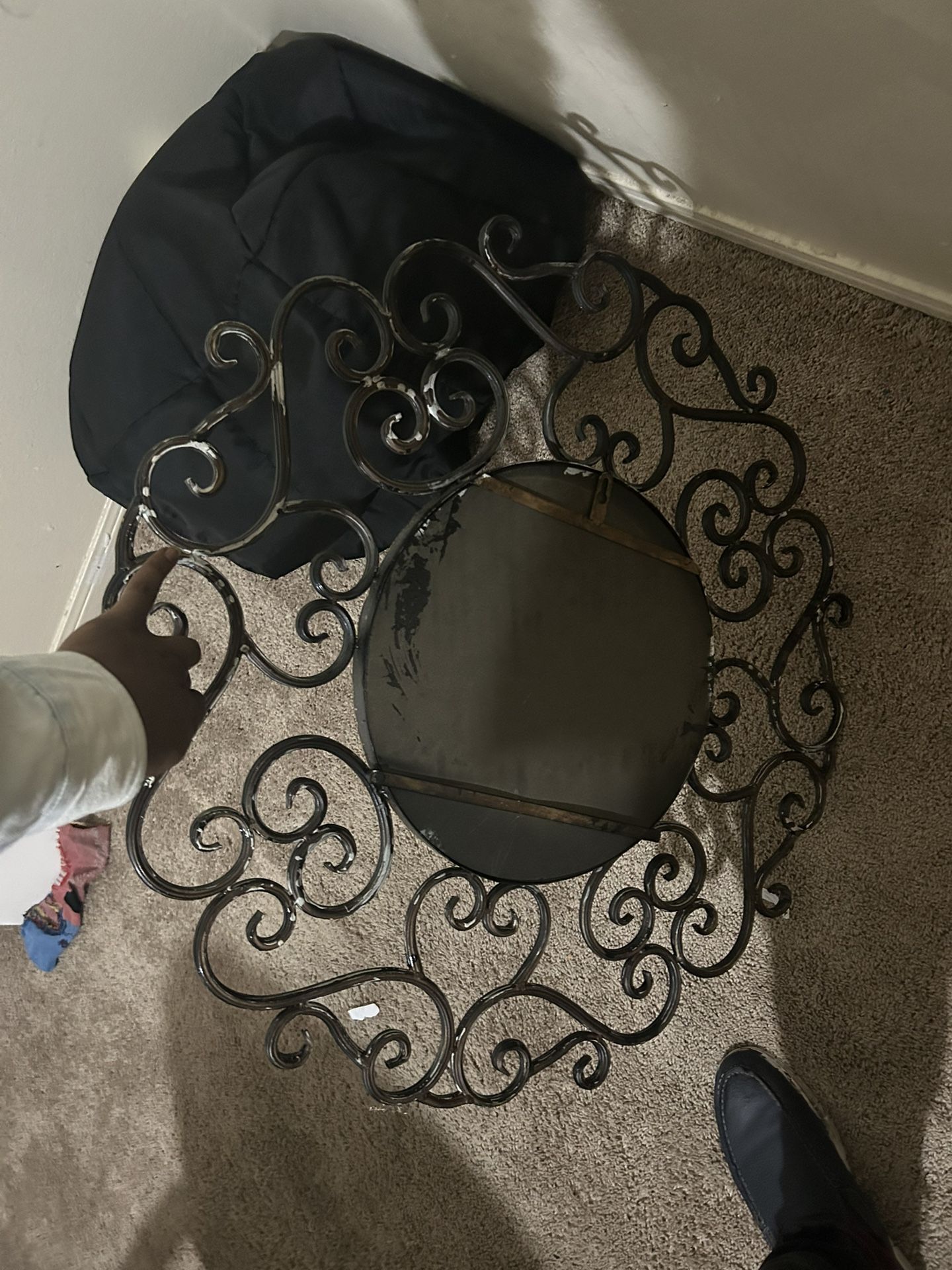 Black And Gold Mirror
